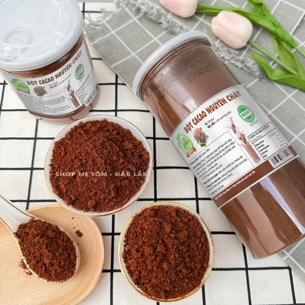 500GRAM BỘT CA CAO NGUYÊN CHẤT CHUẨN VỊ - BỘT CACAO (CÓ XUẤT HÓA ĐƠN CÔNG TY)