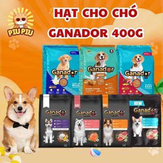  Thức Ăn Cho Chó Ganador FIB'S 400gr Đồ Ăn Hạt Khô Cho Chó Giúp Phát Triển Cơ Xương Và Miễn Dịch - PiuPiuPet 