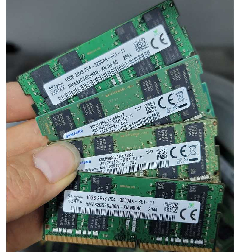 Ram Laptop 16gb - 8GB DDR4 3200MHz Nhiều Hãng