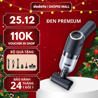  Máy hút bụi cầm tay dodoto máy hút bụi giường nệm mini không dây lực hút 25.000 Pa công suất 120w 