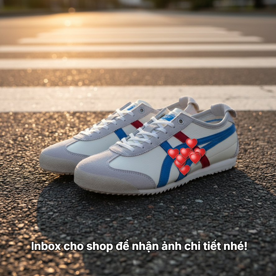 Giày sneaker đầy đủ hình ảnh chi tiết các màu Order-Onitsuka Tiger NIPPON MADE MEXICO 66 DELUXE JZD1