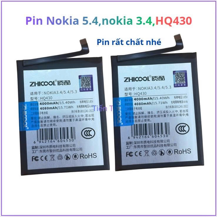 Pin Nokia 3.4,Nokia 5.4,HQ430 dùng chung ,mới