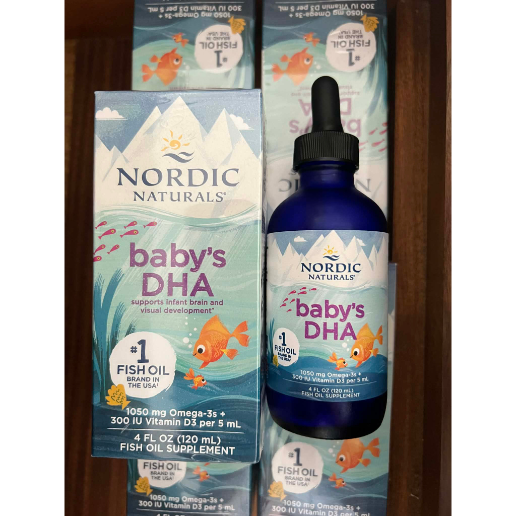 [ Date 2028 ] ✈️ Baby's DHA Nordic Natural cho trẻ 0-12 tháng 120ml