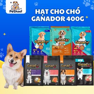 Hạt Ganador Cho Chó Gói 400g, Thức Ăn Hạt Cho Chó Con & Chó Trưởng Thành Bổ Sung Vitamin Khoáng Chất Pet Kool
