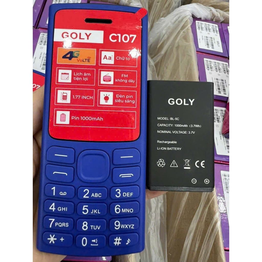 🌹🌹Goly C107 4G ( ưu điểm dùng được pin 5C) 🍀 //sl giảm