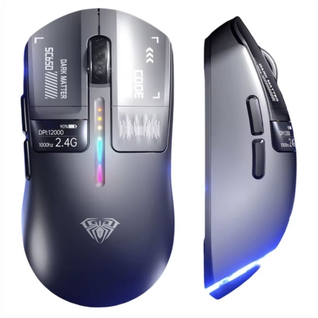 Chuột không dây AULA SC650 kết nối 3 mode 12000 dpi