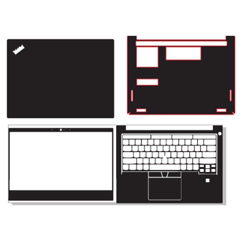Decal skin Lenovo ThinkPad E480 cắt sẵn mặt ABC
