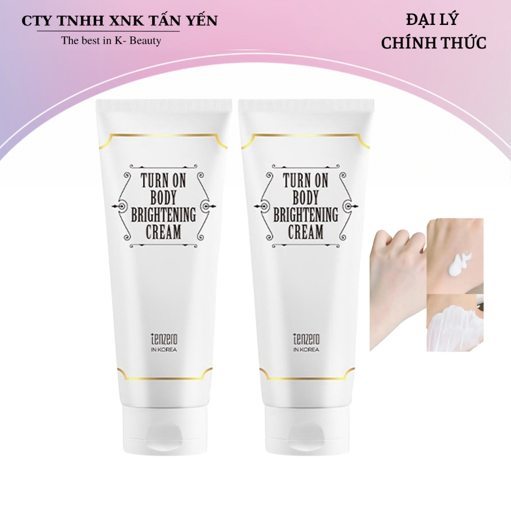 Kem Dưỡng Da Body TENZERO TURN ON BODY BRIGHTENING CREAM 180ml