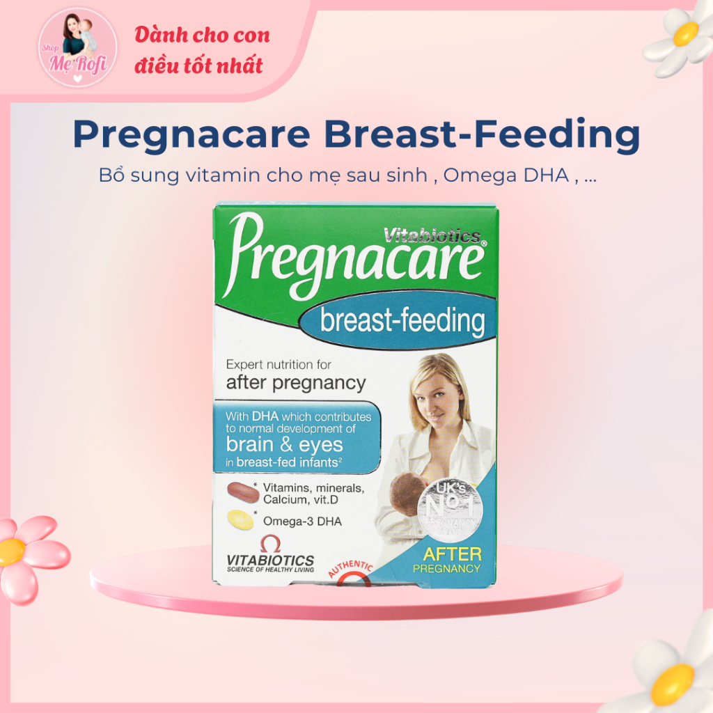 Viên uống vitamin sau sinh tổng hợp Pregnacare Breast-feeding Vitabiotics - Mẹ Rofi