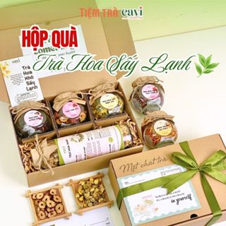 Set Quà Trà Hoa, Món Quà Sức Khỏe Tặng Bạn Bè, Người Yêu Trà Hoa Thảo Mộc Sấy Lạnh, Ý Nghĩa, Tinh Tế