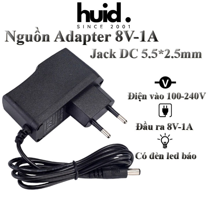 Nguồn Adapter 8V-1A