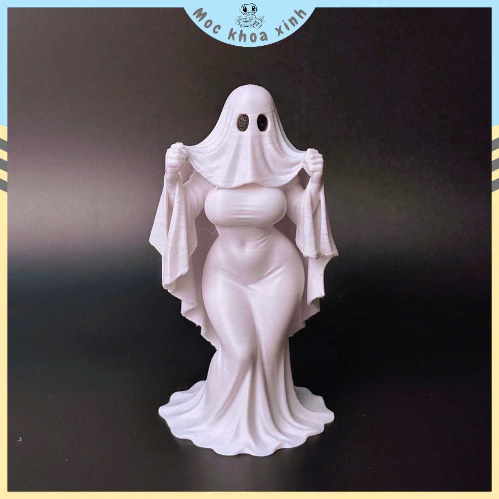 Tượng Ma Trùm Màn Hài Hước - Huyền Bí - Decor Bàn Làm Việc , PC , Bàn Học