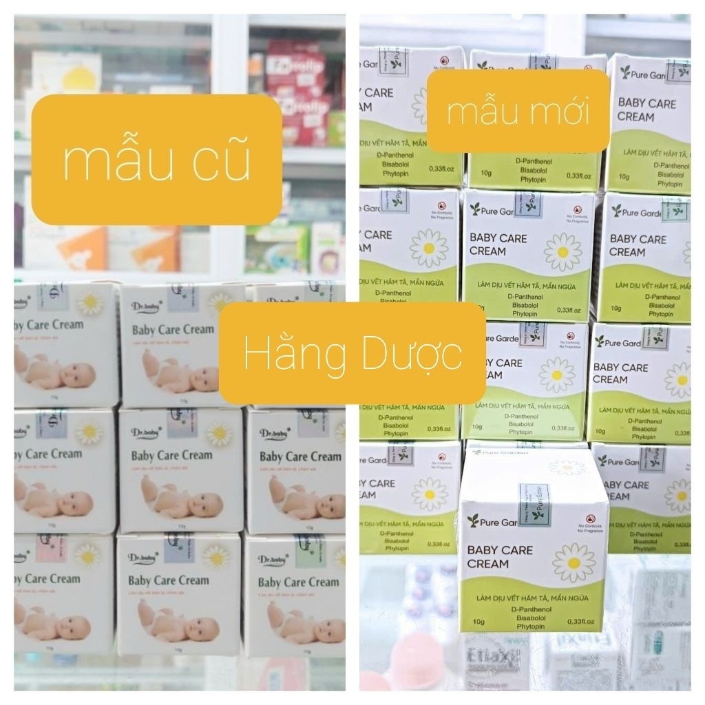 (Bây giờ là mẫu mới ạ) Baby care cream_ Pure garden_Kem bôi hăm tã, chàm sữa rôm sảy