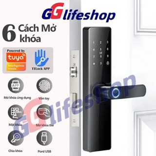  Khoá cửa vân tay Z17 ở khoá vân tay Mật khẩu Thẻ từ dành cho cửa nhôm,Kính,Xingfa,Cửa Sắt APP TUYA 