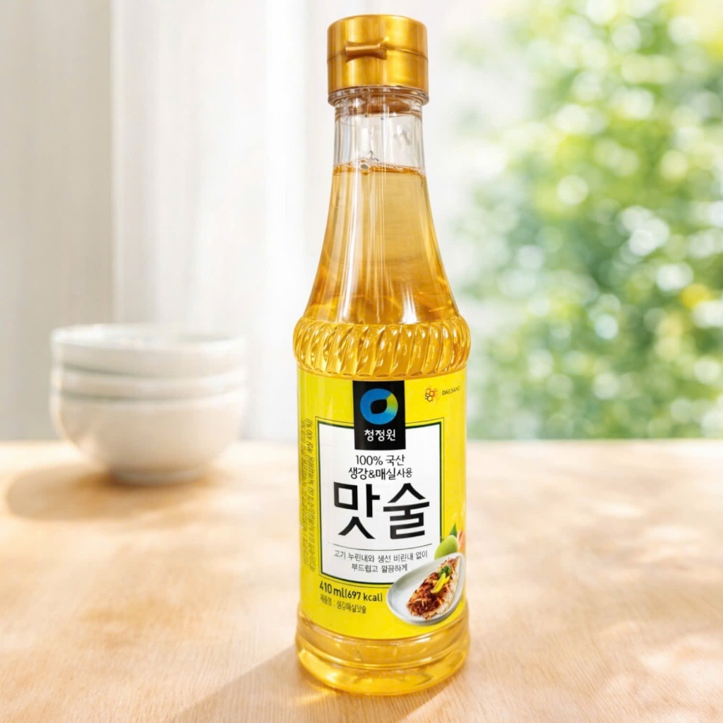 Rượu nấu ăn chiết xuất mơ gừng Hàn Quốc 410ml