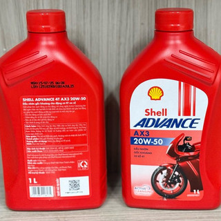 Nhớt xe số SHELL ADVANCE AX3 20W50