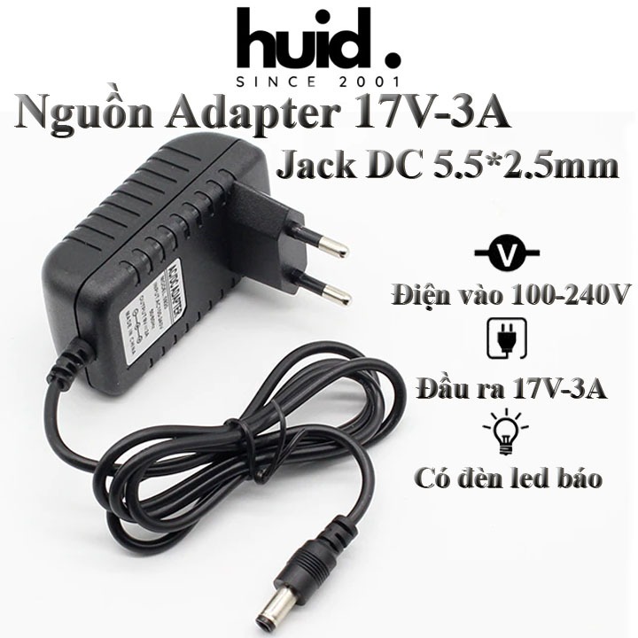 Nguồn Adapter 17V-3A