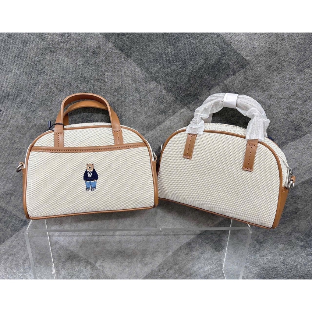 [ CHÍNH HÃNG ] TÚI WHOAU STEVE CANVAS 2 WAY MINI BAG SIZE 18.5 x 5 x 12