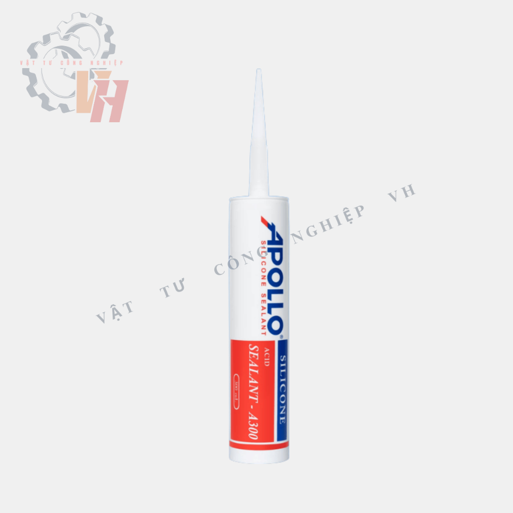 Keo Silicon Apollo A300 Đục – Chống Ẩm, Bám Dính Mạnh + Màu Đục Linh Hoạt
