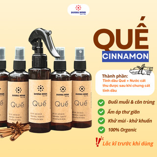 Xịt phòng tinh dầu Quế và các loại tinh dầu thiên nhiên Dương Minh thành phần 100% tự nhiên