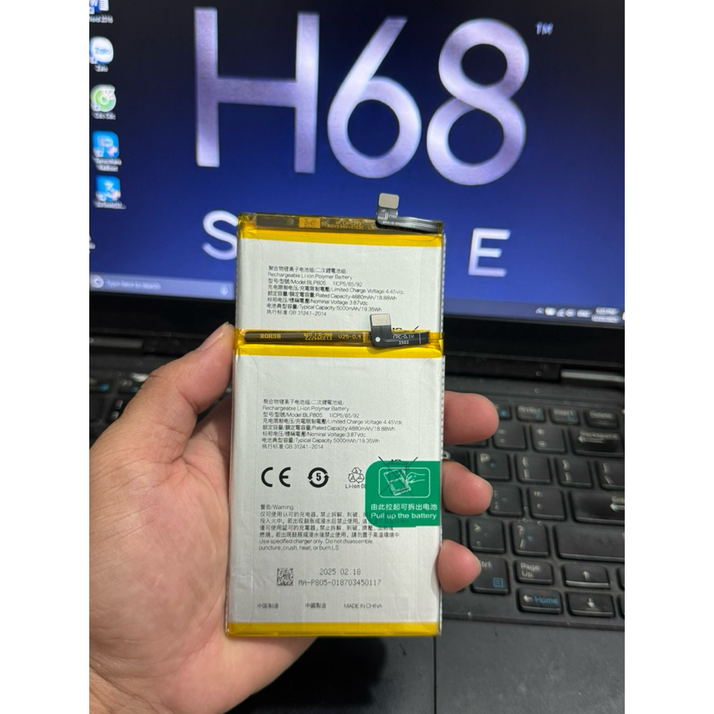 PIN OPPO A53 4G / A54 4G / A55 4G / A16 ZIN MÃ BLP805 DUNG LƯỢNG 5000MAH