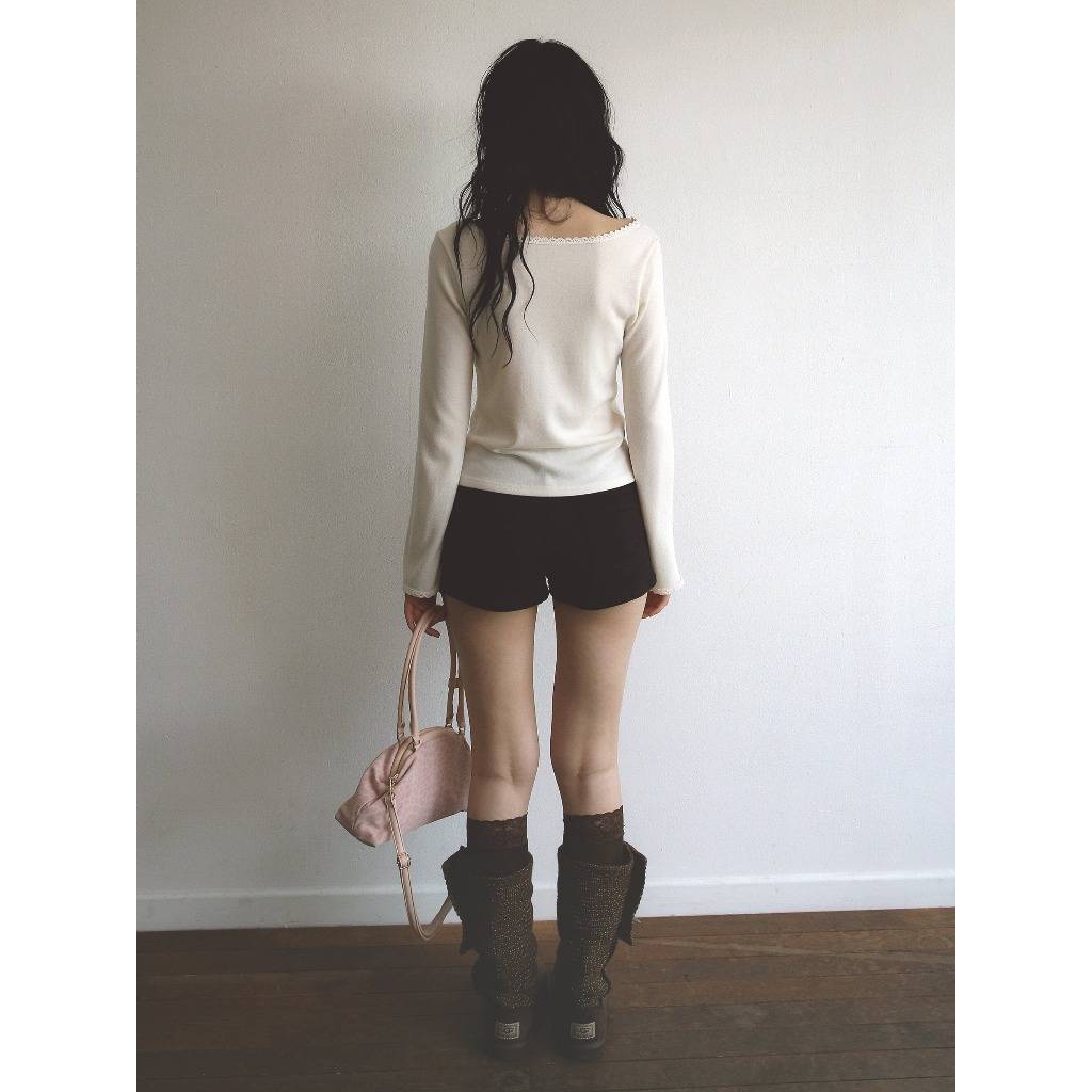 CHÍNH HÃNG ÁO TAY DÀI STILLA LACE L/S BAD:BLUE HÀN QUỐC | BigBuy360 - bigbuy360.vn