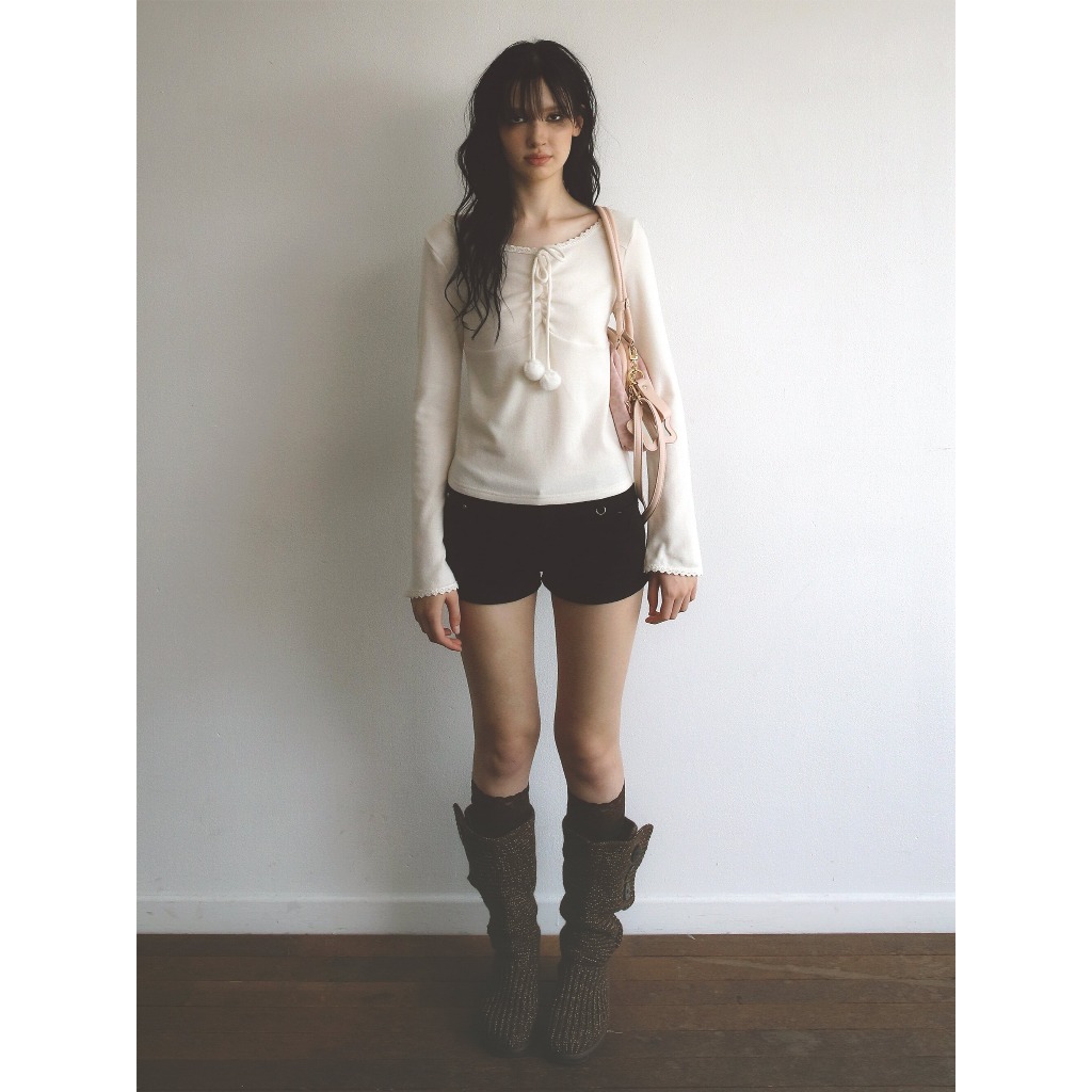 CHÍNH HÃNG ÁO TAY DÀI STILLA LACE L/S BAD:BLUE HÀN QUỐC | BigBuy360 - bigbuy360.vn