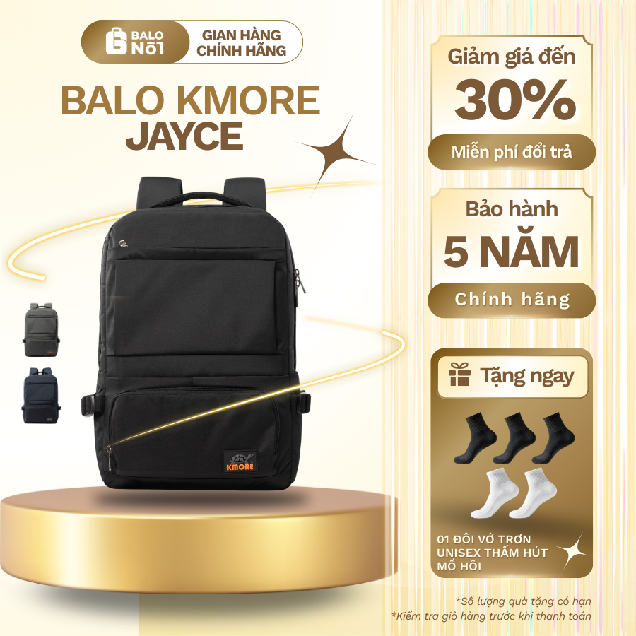 [KMORE] Balo Laptop 15,6 inch Kmore The Jayce