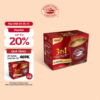  CÀ PHÊ SỮA HOÀ TAN 3IN1 HIGHLANDS COFFEE - 20 gói 