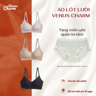 Combo 3 áo lót lười eMfit Venus Charm không gọng không đường viền đệm mỏng nâng đẩy siêu nhẹ - 0676 