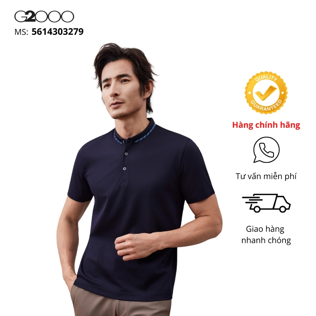 Áo Polo Nam G2000 (5614303279) Tay Ngắn Màu Xanh