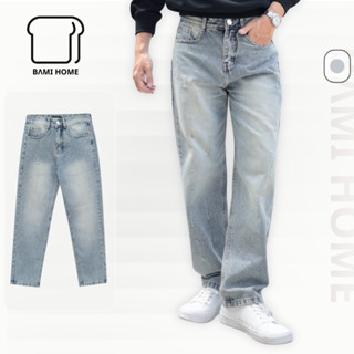  Quần Jean Nam Cao Cấp CYRUS JEANS BAMI HOME Quần Baggy Jean Nam Ống Suông Tôn Dáng QJ12 