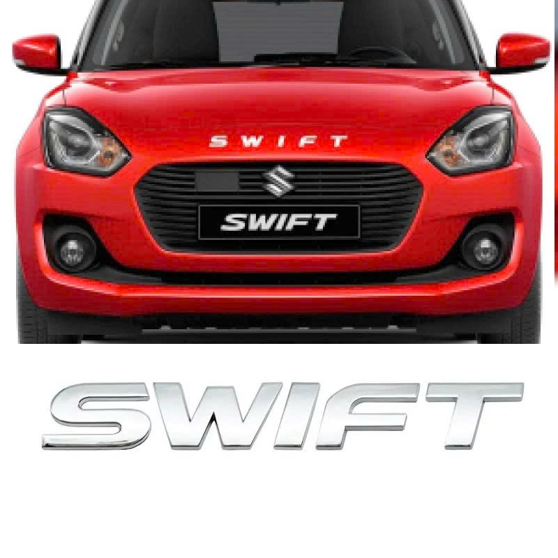 Chữ Nổi Swift Dán Viền Nắp Capo Suzuki Swift - Tem Chữ Swift Dán Trang Trí Sau Xe Swift