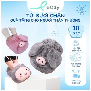  Túi sưởi chân sạc điện Easy sưởi ấm chân tay thông minh cute loại đẹp 