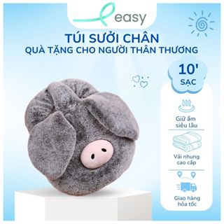  Túi sưởi chân sạc điện Easy máy ủ chân mùa lạnh hàng cao cấp siêu an toàn khi sử dụng chất liệu ấm áp mềm mịn 