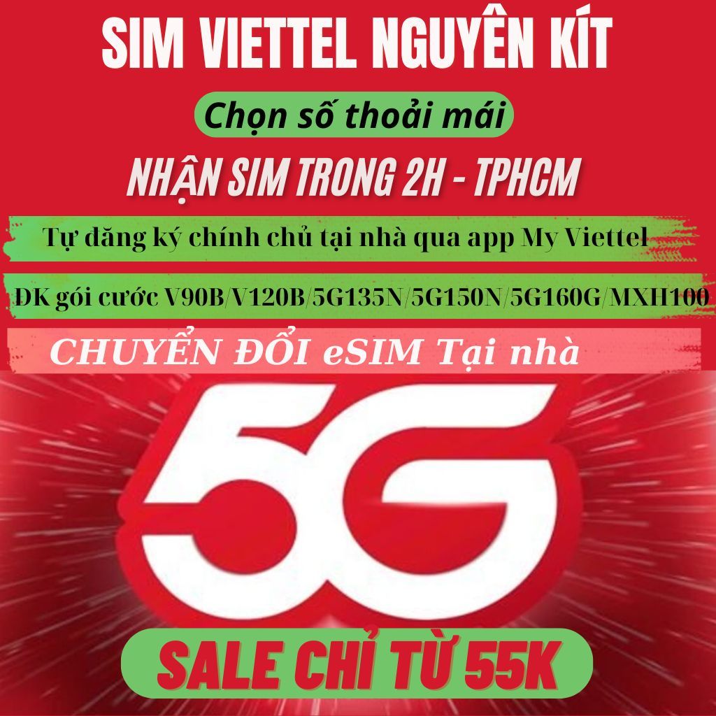 A7) Sim Viettel Nghe Gọi, Chọn Số Thoải Mái,TỰ ĐĂNG KÝ TẠI NHÀ QUA MY VIETTEL { Có VIDEO hướng dẫn}