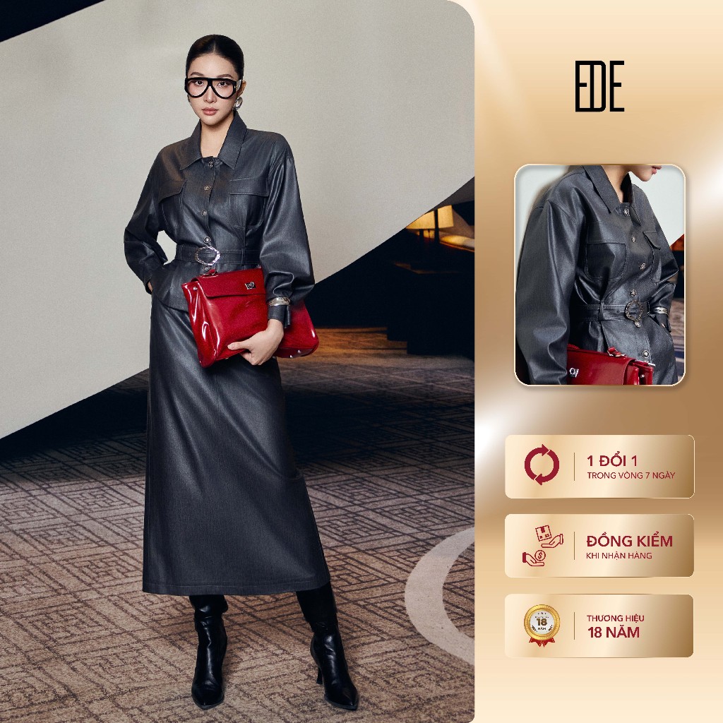 Áo khoác kiểu nữ thiết kế Eva de Eva 25AJKE008G