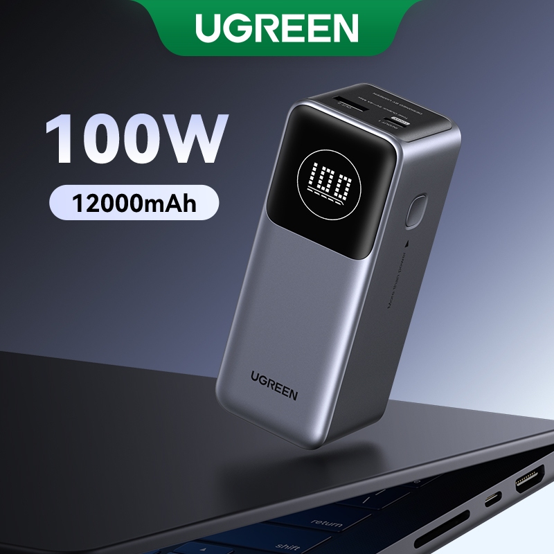 sạc dự phòng Ugreen Nexode 25000mAh-200w/20000mAh-130w/12000mAh-100w | Màn LED | Bảo h