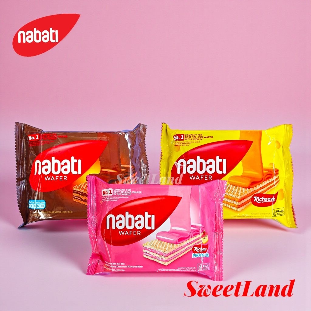 Bánh xốp Nabati nhân kem gói 50g