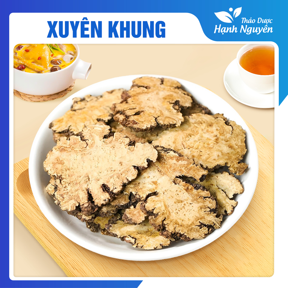 Xuyên khung 100g, khô, thái lát mỏng, sạch, thơm - Thảo Dược Hạnh Nguyên