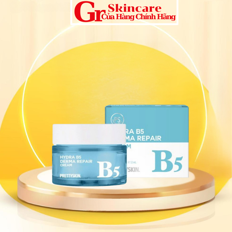 Kem dưỡng phục hồi và làm trắng da Prettyskin Hydra B5 Derma Repair Cream Pretty Skin 52ml