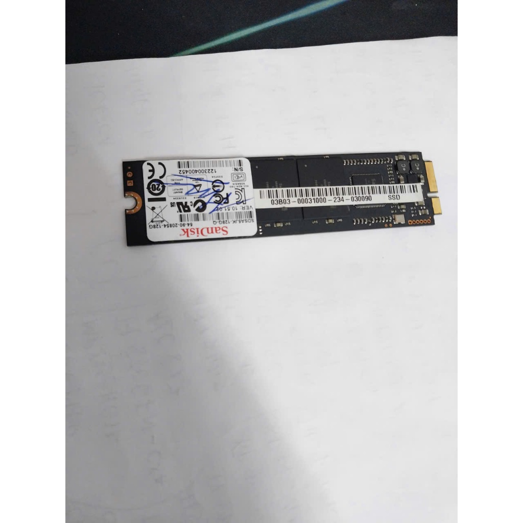 Ổ cứng ssd SanDisk mSATA 128GB SDSA5JK-128G dùng cho laptop UX21 UX31