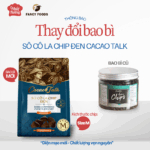(Đọc mô tả) Sô Cô La Chíp Đen Cacao Talk 300gr Size M