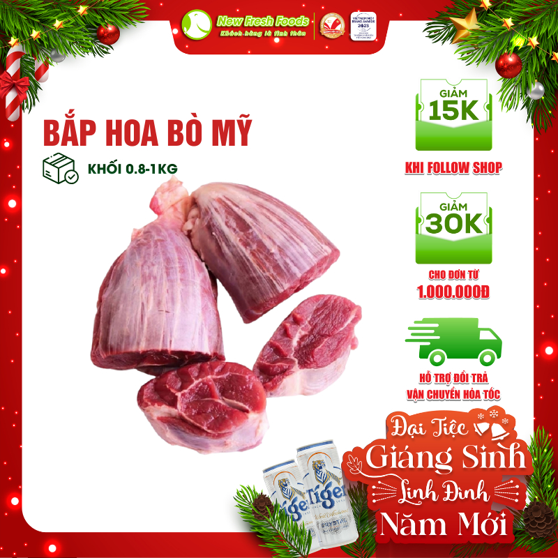 [HỎA TỐC HCM] Bắp Hoa Bò Mỹ | Khối 0.8-1Kg