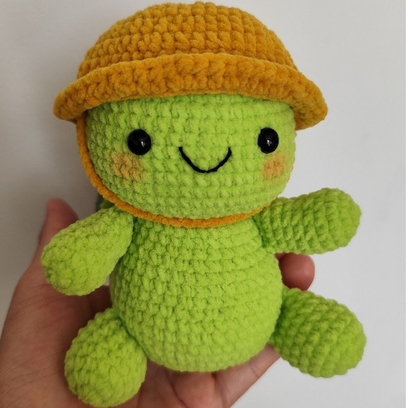 (Ảnh thật) Bé Rùa đi học siêu dễ thương handmade - Lalahome Craft