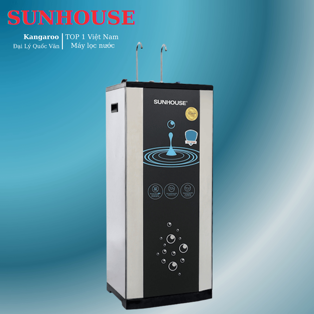Máy Lọc Nước RO Sunhouse SHR76210CK 10 Lõi - Bảo hành chính hãng toàn quốc 76210CK - Free lắp đặt HC