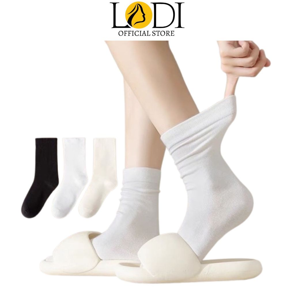 Tất Cao Cổ Nữ - Tất Cổ Cao Phong Cách Vintage Hàn Quốc LADI Mã T08