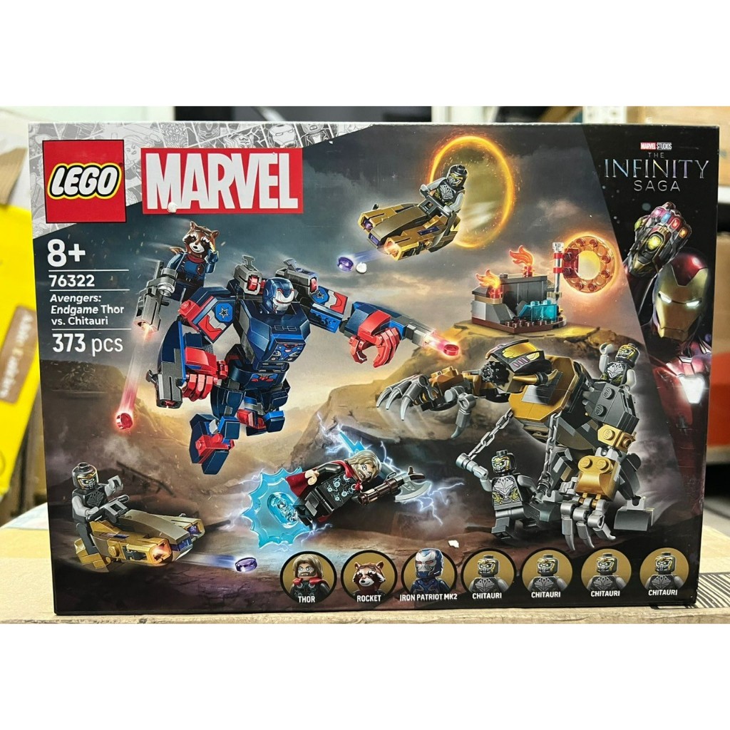 Mô hình Super Heroes - 76322 - Avengers: Endgame Thor vs. Chitauri - Lego