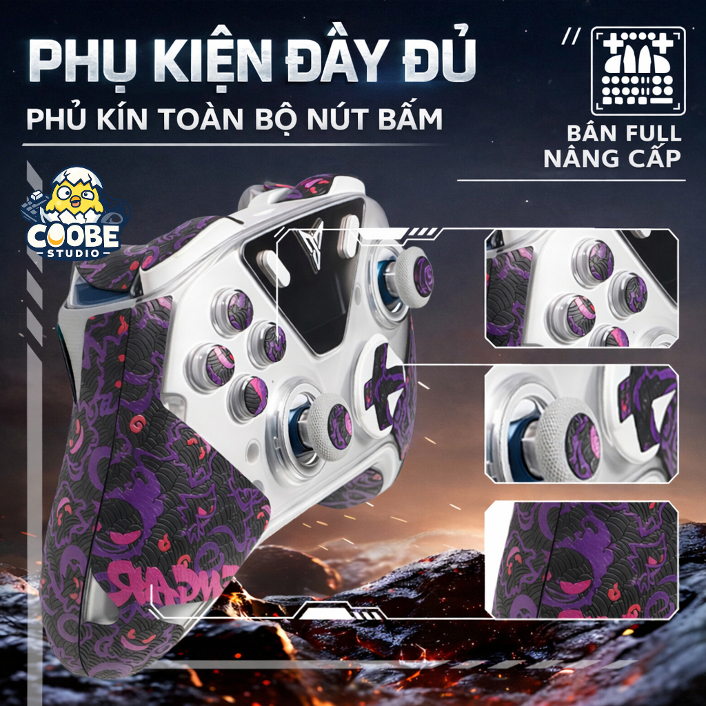 Miếng Dán Grip Tape  Apex 5 (griptape) 3M Chống Trượt Cho Tay cầm Flydigi Apex 5 - skin cho tay cầm