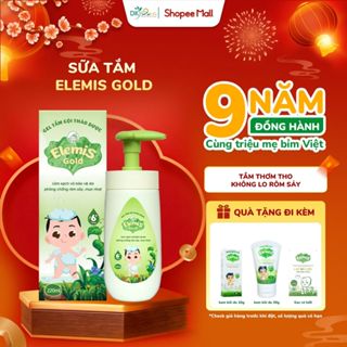  Sữa Tắm Gội Thảo Dược Cho Bé Elemis Gold Từ 6 Tháng Tuổi Bọt Dịu Nhẹ Kháng Khuẩn Tối Ưu 220ml 